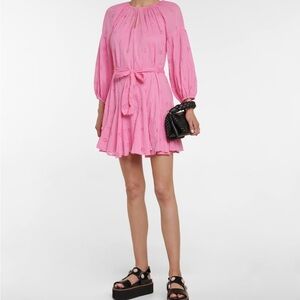 Velvet Pink Eyelet Detail Blouse